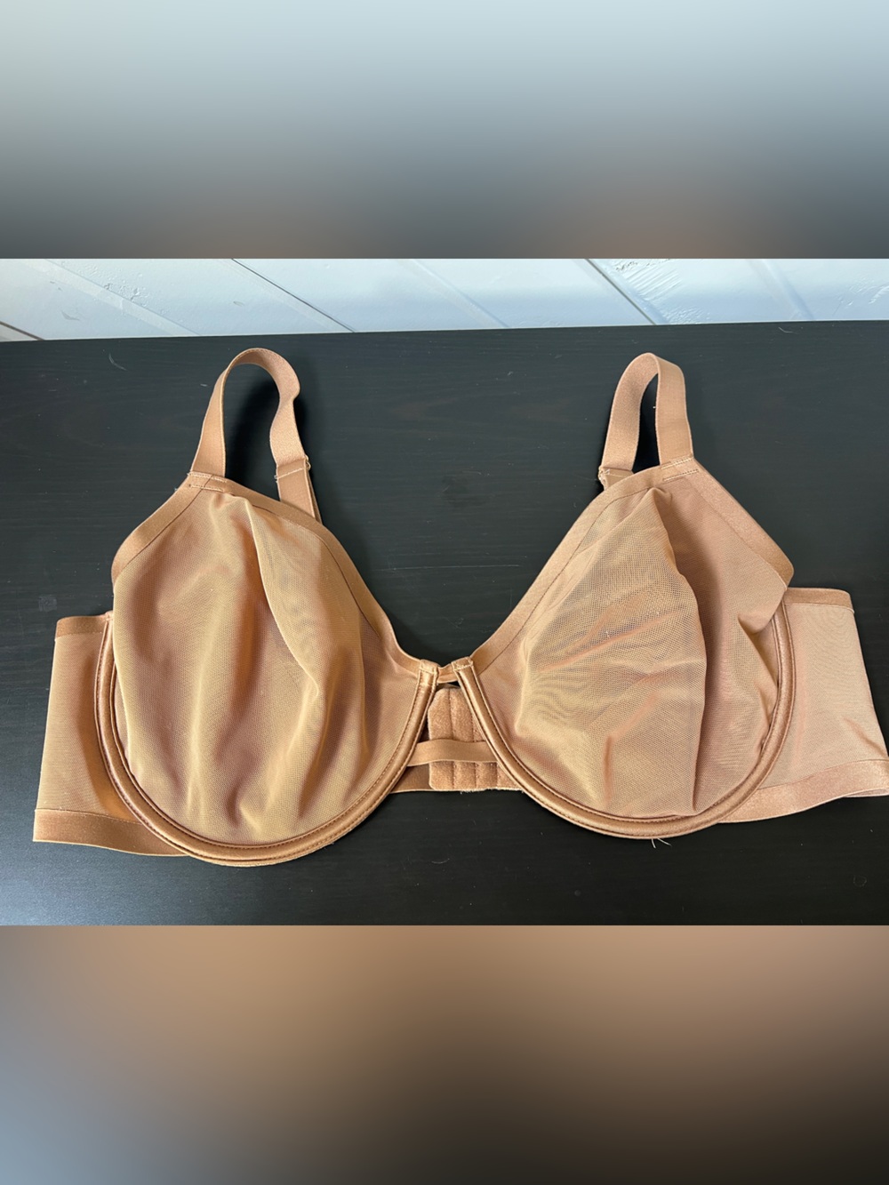 Auden Mesh Unlined Full Coverage Bra Sz44D